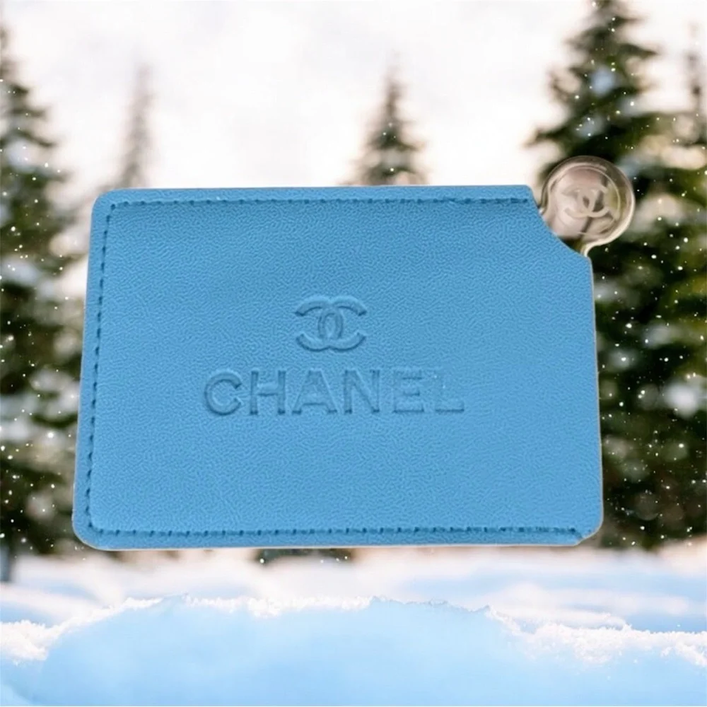 CHANEL Sky Blue Handheld Mirror